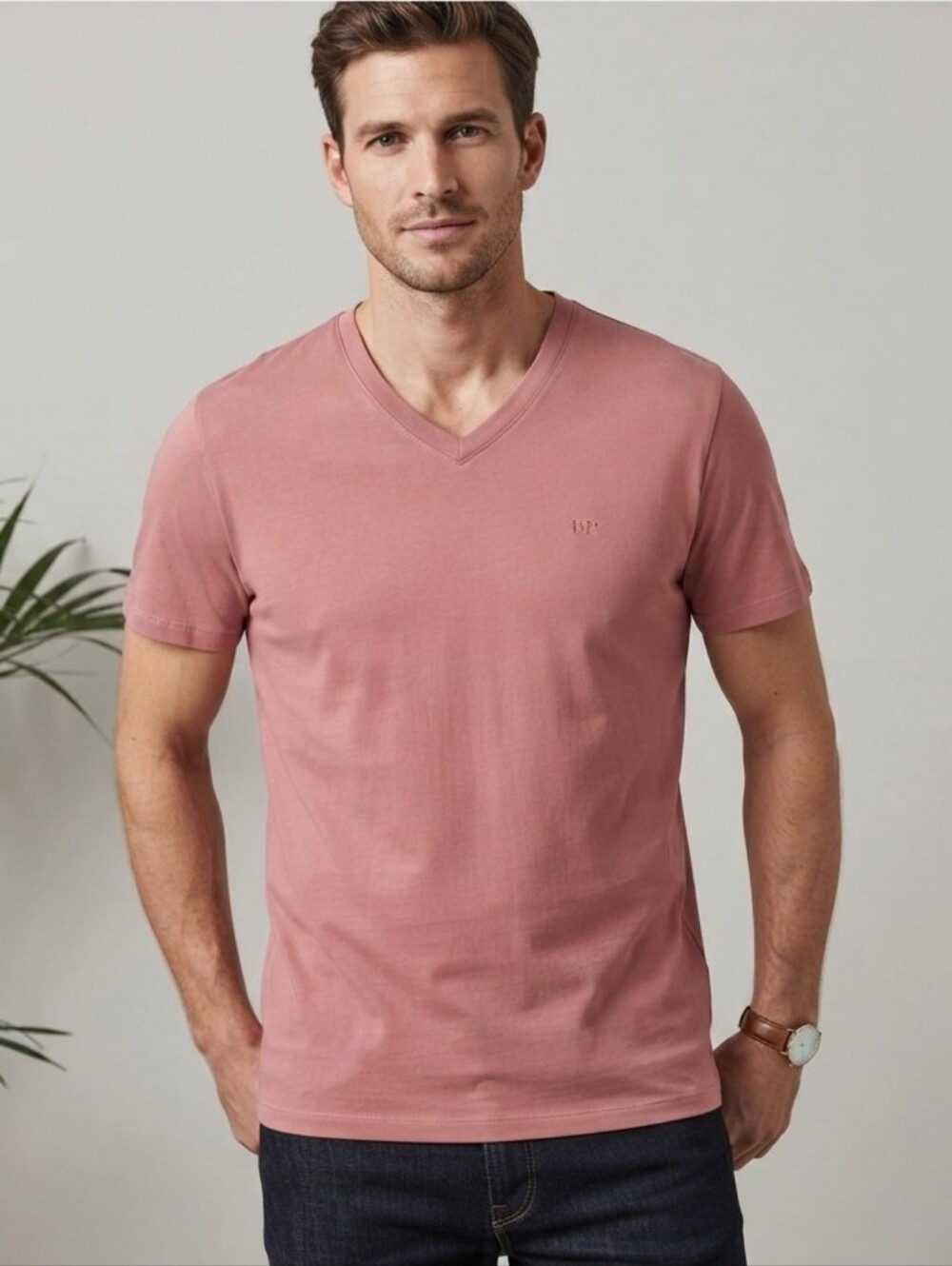Son of a Tailor Men's Short Sleeve V-Neck 100% Supima Cotton Casual Tee Size XXL